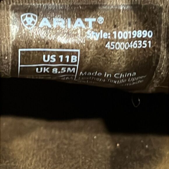 🔥🔥 ARIAT Women's Cruiser Aztec Slip On Loafer Shoes Brown Suede Shoes Sz 11 Bo - Picture 13 of 15